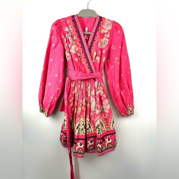 Anthropologie Raquel Embroidered Mini Dress  XS - NWT - Picture 3 of 13